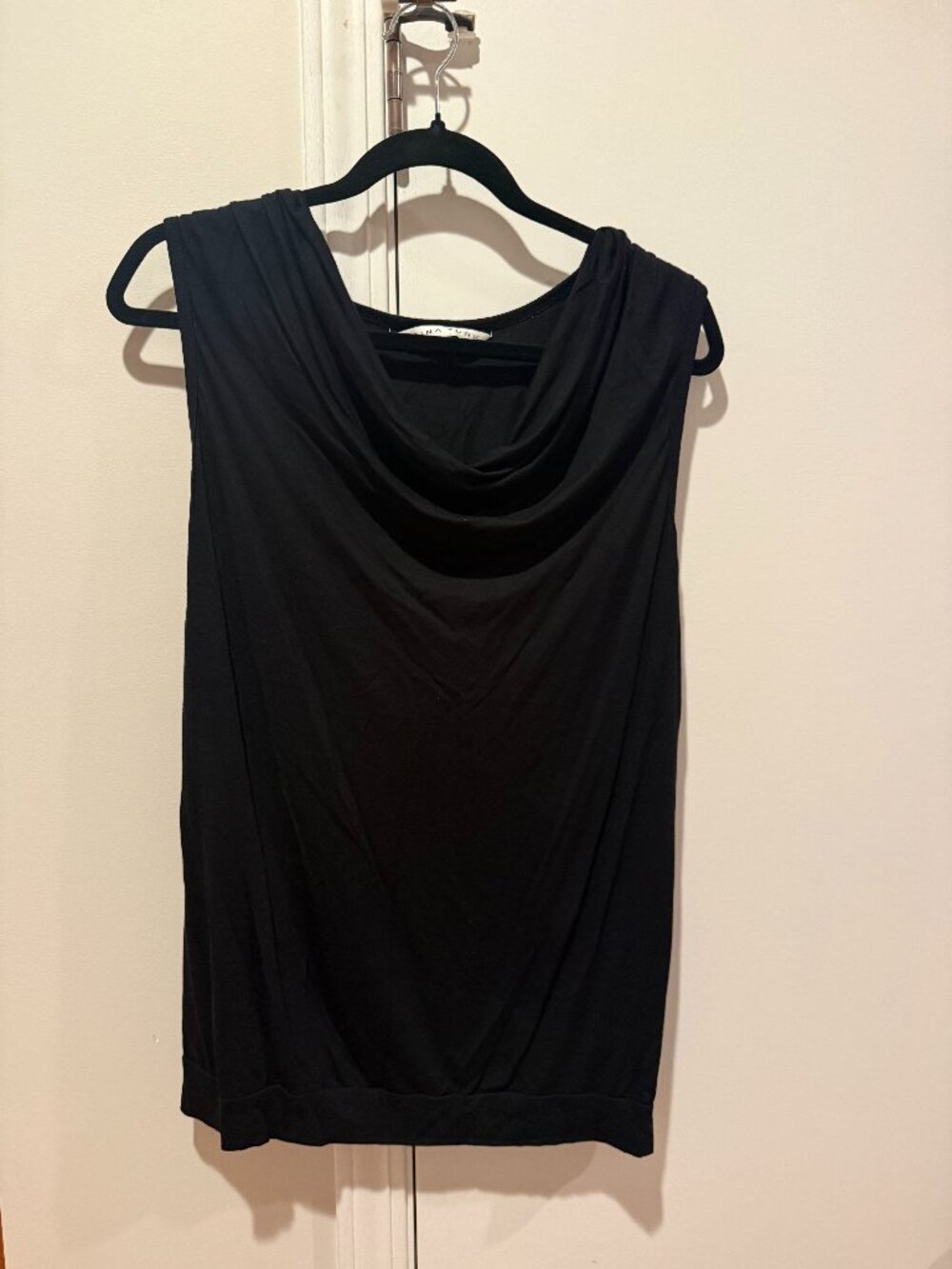 Trina Turk sleeveless black tank top (M)